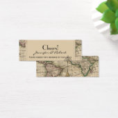 Antike alte Weltkarte Hochzeitsgetränke Tickets (Schreibtisch)