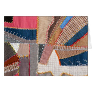 Antike amerikanische verrückte Steppdecke circa