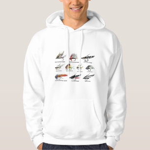 Antike Angelköder in Farbe Hoodie