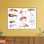 "Antike Angelköder-Wandkunst" Leinwanddruck (Insitu (Wohnzimmer))