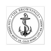 Antike Ankeradresse Permastempel (Design)