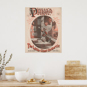 Antike Anzeige für Dr. Pierce's Purgativ-Pillen Poster