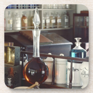 Antike Apothekenflaschen Untersetzer