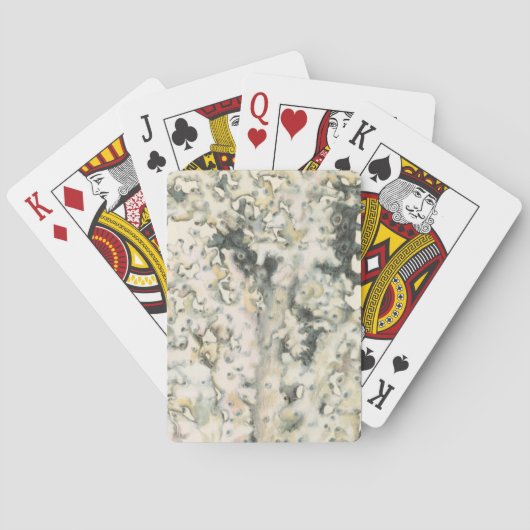 Antike Aquarell-Koralle Spielkarten (Rückseite)