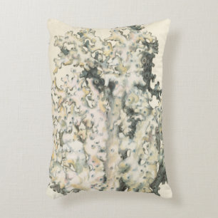 Antike Aquarell-Koralle Zierkissen