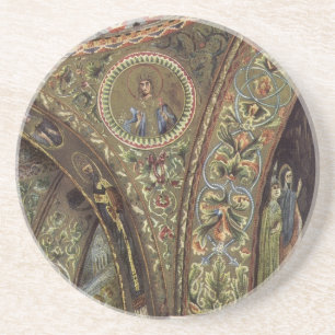 Antike Architektur, Dekorativer Bogen in einer Kir Untersetzer