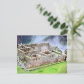 Antike Architektur Postkarte (Stehend Vorderseite)