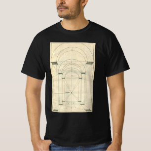 Antike Architektur, Renaissancetorbogen-Perspektiv T-Shirt