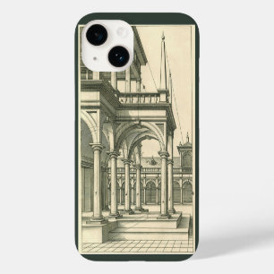 Antike Architektur, römischer Hof mit Säulen Case-Mate iPhone 14 Hülle