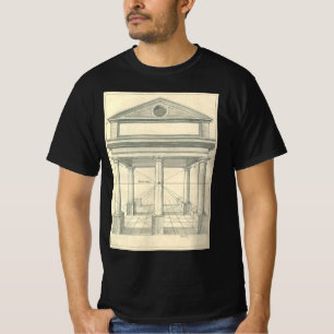 Antike Architektur, römischer Portikus mit Säulen T-Shirt