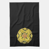 Antike Architektur Rosette Nr. 3 Geschirrtuch (Vertikal)