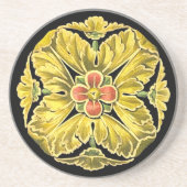 Antike Architektur Rosette Nr. 3 Getränkeuntersetzer (Vorne)