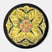 Antike Architektur Rosette Nr. 3 Magnet (Vorne)