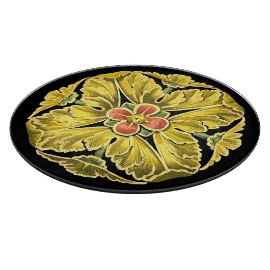 Antike Architektur Rosette Nr. 3 Schneidebrett (Ecke)