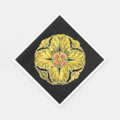 Antike Architektur Rosette Nr. 3 Serviette (Ecke)