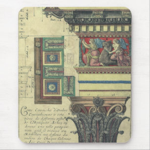 Antike Architektur, Säule mit Gesimsgliederung Mousepad