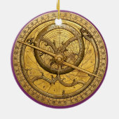 Antike Astrolabe-Verzierung Keramikornament (Hinten)