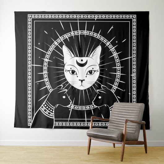 Antike Astrologie Wandteppich (Beispiel (Horizontal))