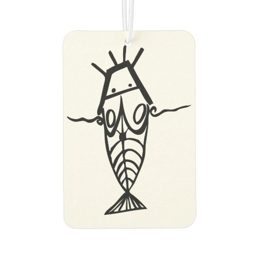 Antike Astronauten Autolufterfrischer (Rückseite)