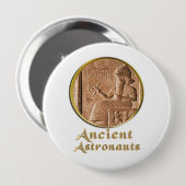 Antike Astronauten Button (Vorne & Hinten)
