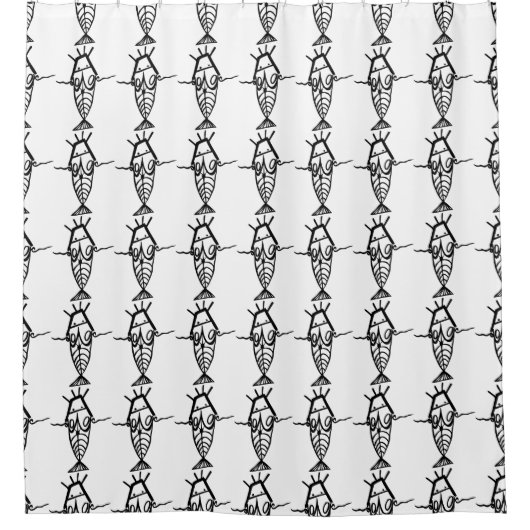 Antike Astronauten Duschvorhang (Vorderseite)