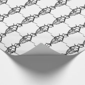 Antike Astronauten Geschenkpapier (Ecke)