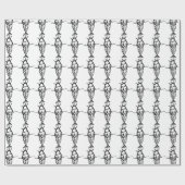 Antike Astronauten Geschenkpapier (Flach)