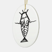 Antike Astronauten Keramik Ornament (Links)