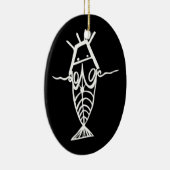 Antike Astronauten Keramik Ornament (Rechts)