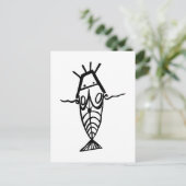 Antike Astronauten Postkarte (Stehend Vorderseite)