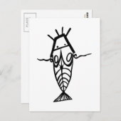 Antike Astronauten Postkarte (Vorne/Hinten)