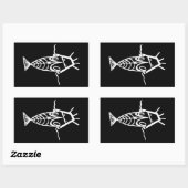 Antike Astronauten Rechteckiger Aufkleber (Blatt)