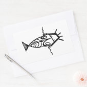 Antike Astronauten Rechteckiger Aufkleber (Umschlag)