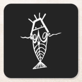 Antike Astronauten Rechteckiger Pappuntersetzer (Vorderseite)