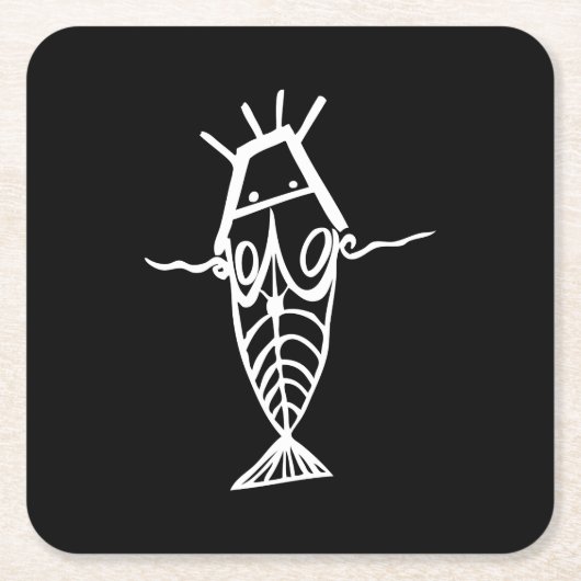 Antike Astronauten Rechteckiger Pappuntersetzer (Vorderseite)