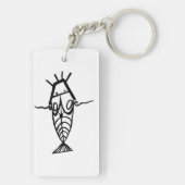 Antike Astronauten Schlüsselanhänger (Rückseite)