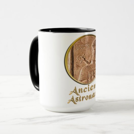 Antike Astronauten Tasse (Vorderseite Links)