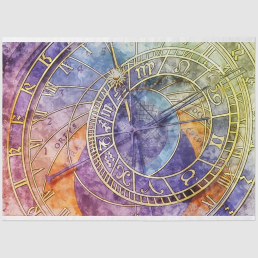 Antike Astronomie 20x30 Decoupage Seidenpapier (Vorderseite)