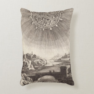 Antike Astronomie Himmel mit Sonne von Allain Mall Dekokissen