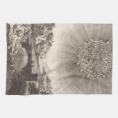 Antike Astronomie Himmel mit Sonne von Allain Mall Geschirrtuch (Horizontal)