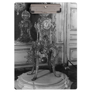 Antike astronomische Uhr Paris Palace Versailles Klemmbrett