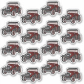 Antike Autoaufkleber Aufkleber (Vorderseite)