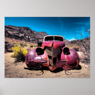 Antike Autoposter Poster