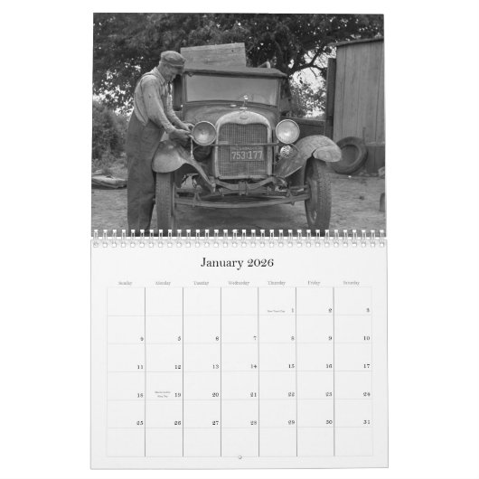 Antike Autos 2011 Kalender (Jan 2026)