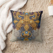 Antike Azteken und keltische Abstrakte gemischte S Kissen (Decke)