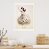 Antike Ballerina Print Marie Taglioni Poster (Küche)