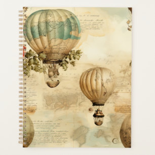 Antike Ballon-Pfingstrose Botanische Reise Planer