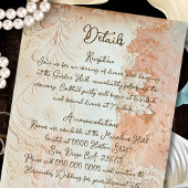 Antike Barock Spitze Details Kunst Einfassung Mexi Begleitkarte