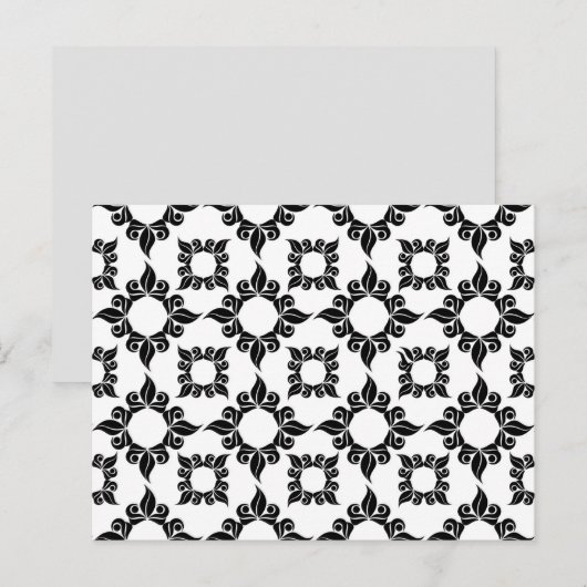 antike barocke Postkarte (Vorne/Hinten)