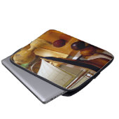 Antike Baseball auf einer Tabelle durch ein Laptopschutzhülle (Vorne Knopf)